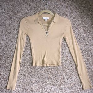 Topshop ribbed long sleeve